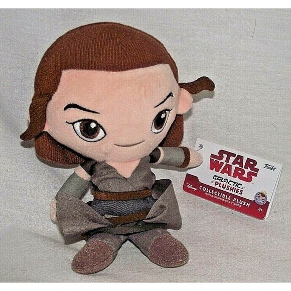 Star Wars Galactic Rey The Last Jedi Jakku Scavenger Plushies Plush 8" NWT Funko - Picture 1 of 3